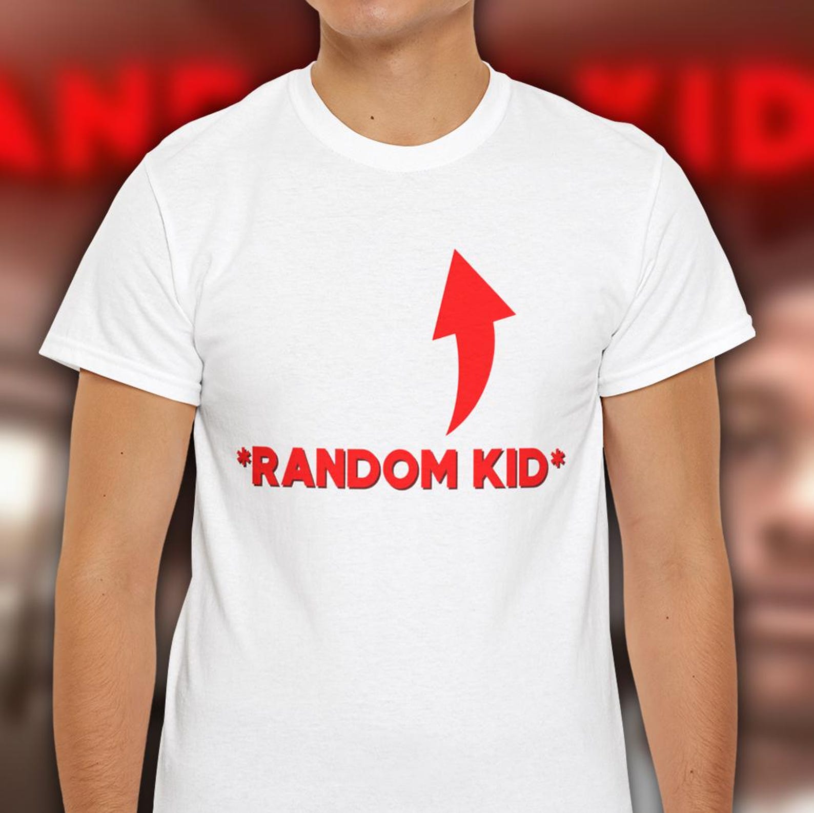 iShowSpeed Random Kid Meme T-Shirt - Unisex Heavy Cotton Tee M