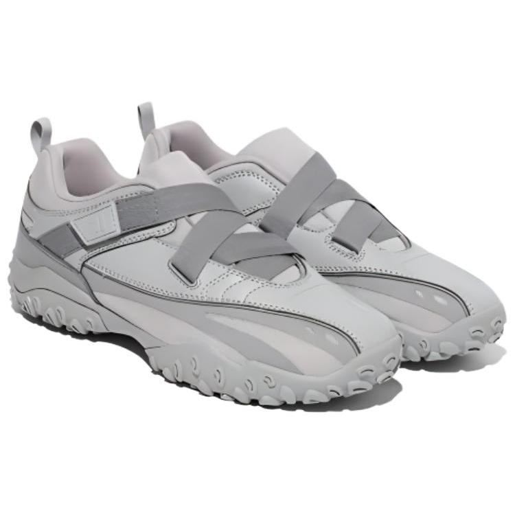 FILA Eschape Abrasion Resistant Breathable Low top Tennis Shoes Unisex Gray 1XM02346G-050