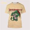 Summer Men Clothing Deep Purple Band Hard Rock Music 3D Print T-shirt Fashion Casual Oversized T Shirt Harajuku Unisex Tops Tees