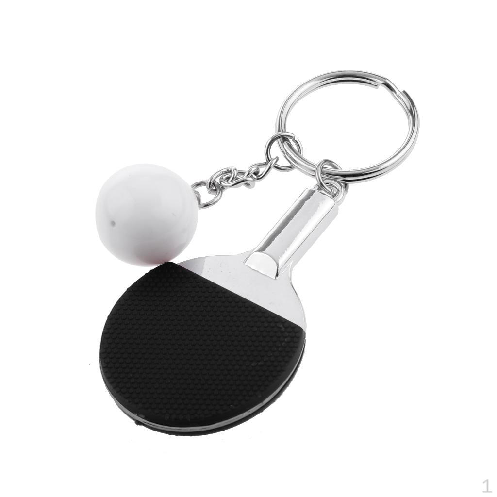 Keychain Pendant Sets Table Tennis Racket And Ball