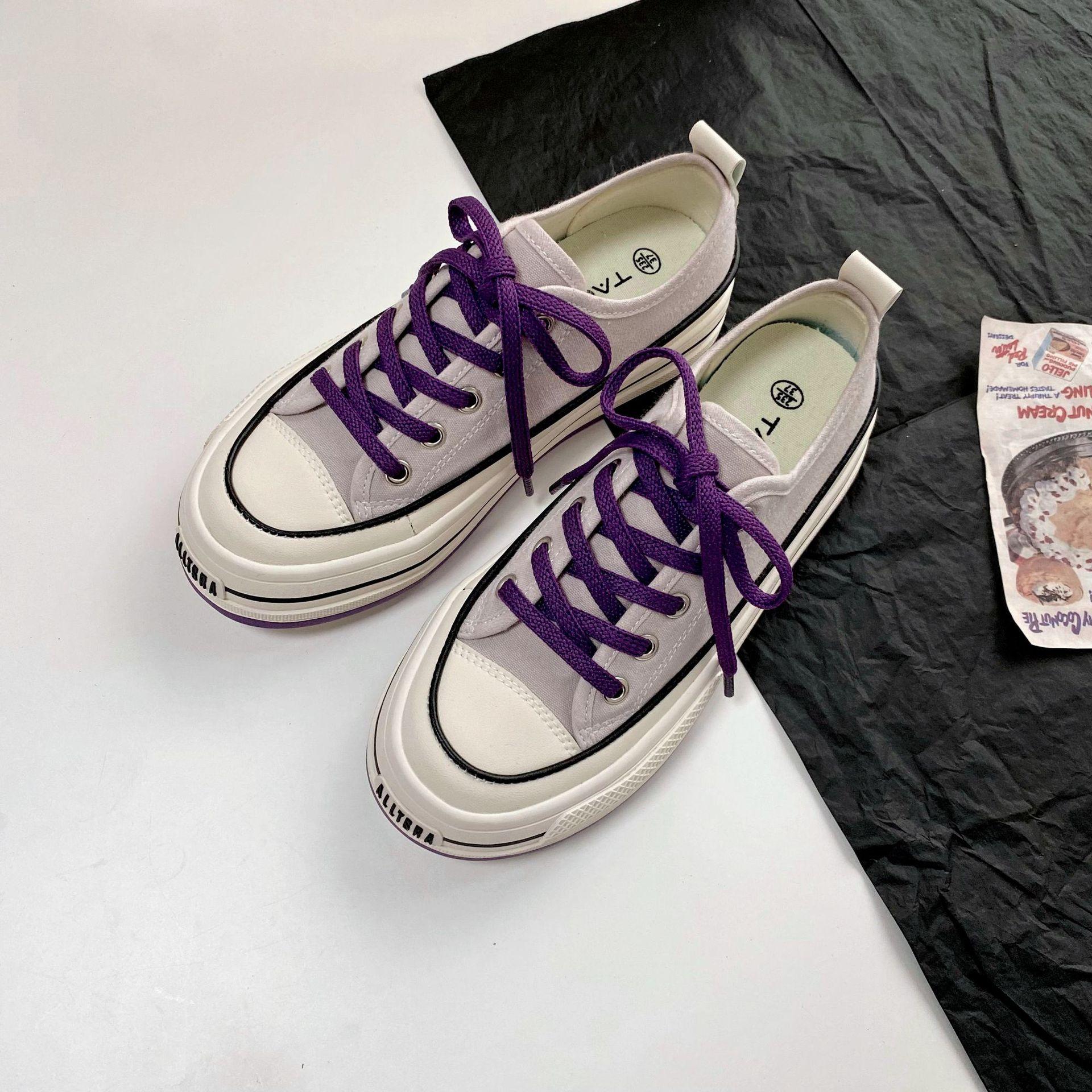 

Холщовые туфли женские весна лето повседневные прогулочные платформы вулканизированные туфли женские модные массивные кроссовки Zapatos Para Mujer 40