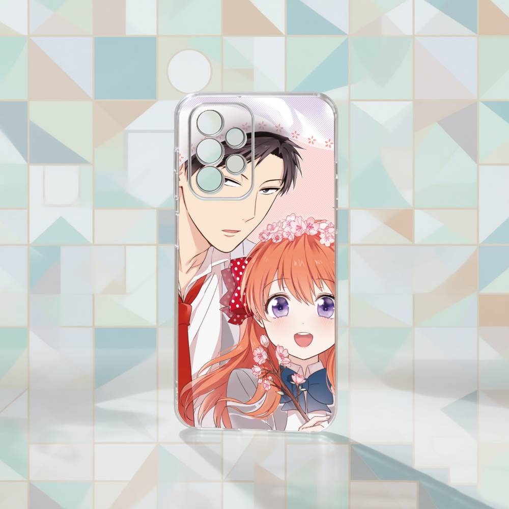 

Monthly Girls Nozaki kun Chiyo Sakura Phone Case For Samsung S25,S24,S21,S22,S23,S30,Ultra,S20,Plus,Fe Transparent Cover Samsung S21