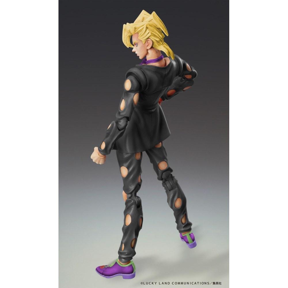 Medicos Entertainment Super Action Statue JoJo's Bizarre Adventure Part 5 Golden Wind Pannacotta Fugo Ver Black 150mm PVC ABS Nylon Movable Figure
