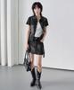 Deketeuumeon Cargo Mini Skirt Dcsk004Blacka