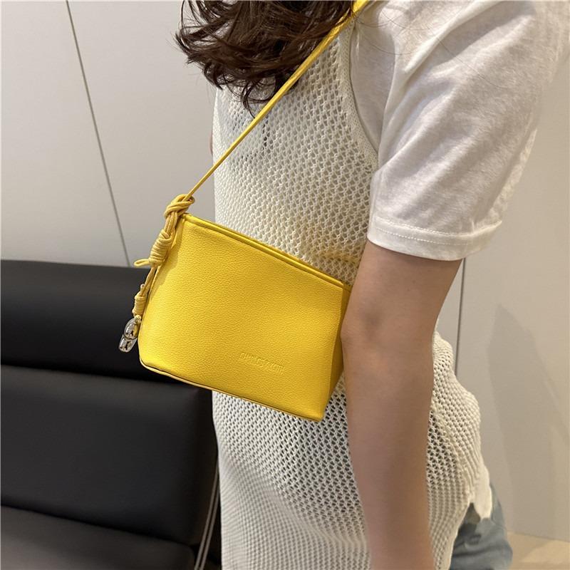Nischen-Litschi-Muster Eimerbeutel Damen Neu Senmeng Einzel Schulter Schrägband Damen Tasche Trendige Mode Handy Tasche