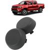 Rear Bumper Dome Bolt Cover 2PCS Rear Bumper Dome PT228 34000 BK ABS Black Replacement for Tacoma 2005‑2015