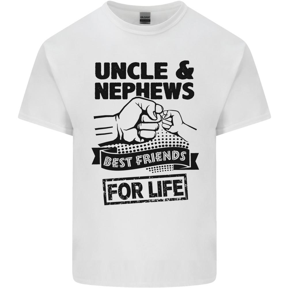 Uncle & Nephews Best Friends Day Funny Mens Light Cotton T-Shirt Unisex T-Shirt XL