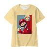 Magliette Estive Girocollo 3D Stampate Super Mario Moda Casual Manica Corta Bambini Ragazzo e Ragazza Bambini Unisex