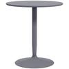 75H X Diameter 70cm Two-Person Minimalistic Dining Table - Grey