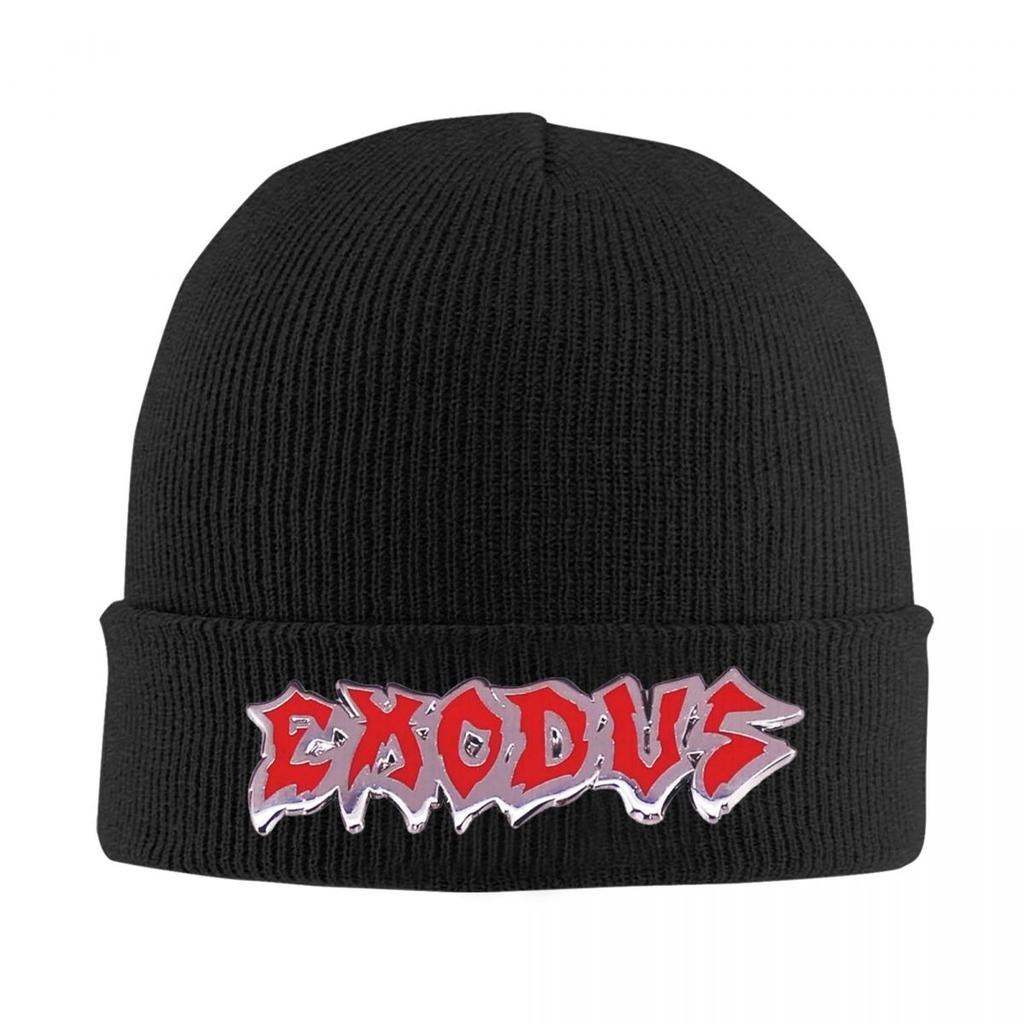 Heavy Metal Exodus Warm Knitted Cap Hip Hop Bonnet Hat Autumn Winter Outdoor Beanies Hats for Men Women Adult