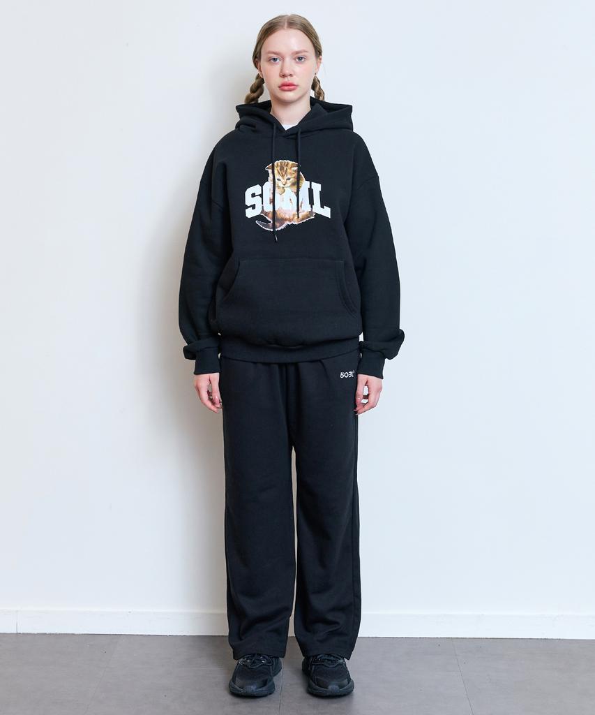 5OML Wide Logo Pants (Melan Grey)