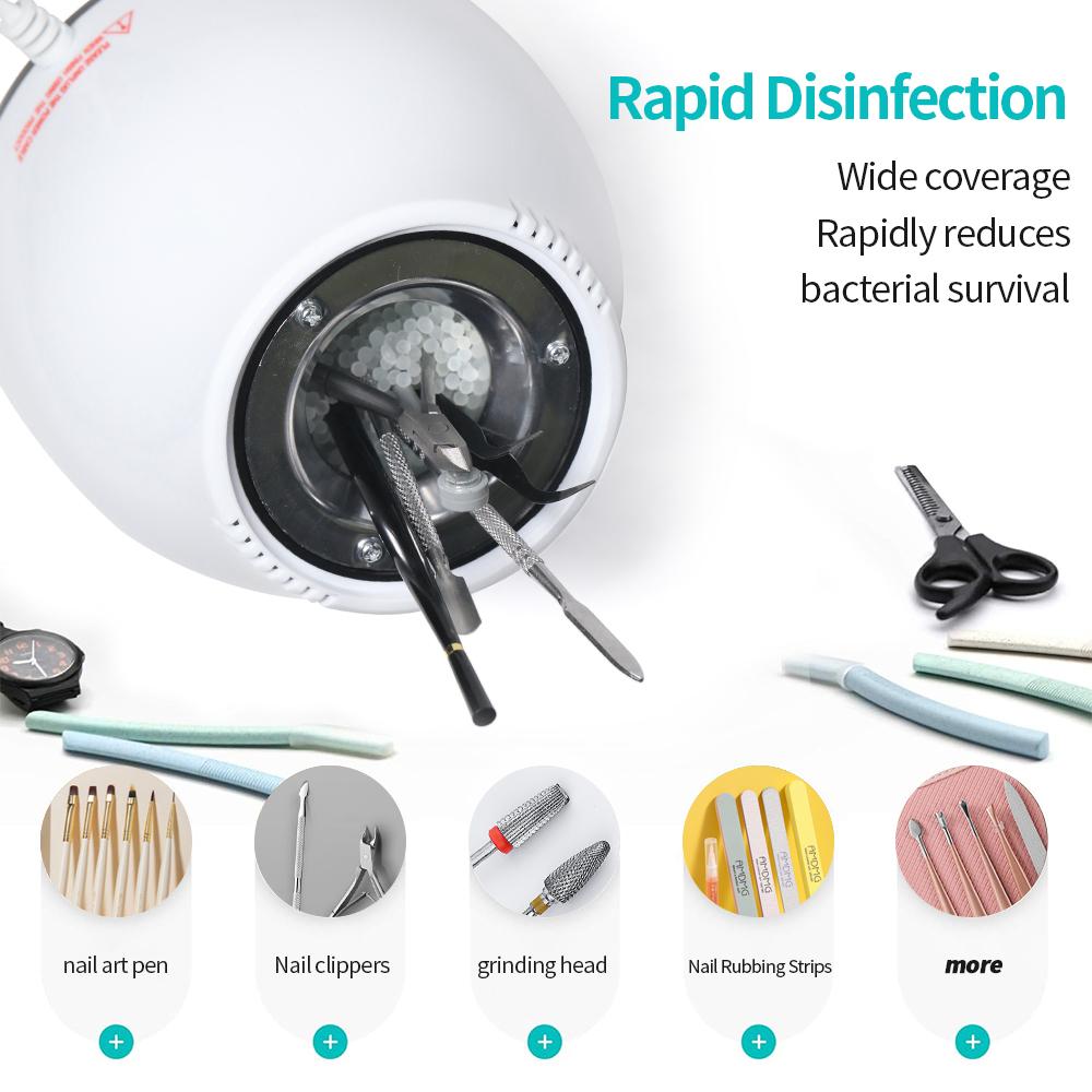 Metal Tool Sterilizer With Glass Beads Major High Temperature Sterilization Hairdressing Medical Tools Sterilization Container