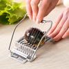 Kitchen Vegetables Fruit Egg Slicer Section Cutter Stainless Steel Mushroom Tomato Cutter Kitchen Machine Cutter Section Chopper