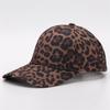Unisex European American Fashion Leopard Print Baseball Cap Curved Brim Dad Hat Adjustable Snapback For Men And Women