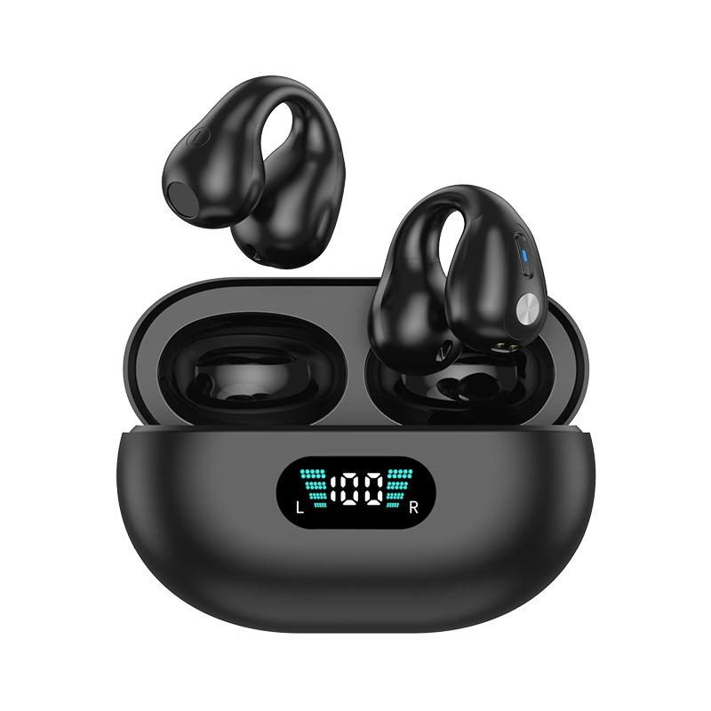 Universelt øreklemme Bluetooth-headset for Huawei, Apple, vivo, Xiaomi, Oppo, Android-nettbrett - Konduksjonsteknologi