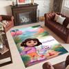 Dora Explorer Personalized Text Area Rug Design for Study room Dining Room Balcony Kitchen Antislip Carpet Anime Office Decor