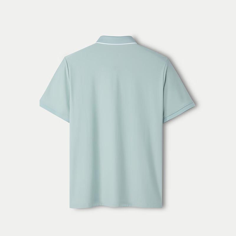 HLA Herren Kühlendes Atmungsaktives Poloshirt mit Kragen und kurzen Ärmeln
