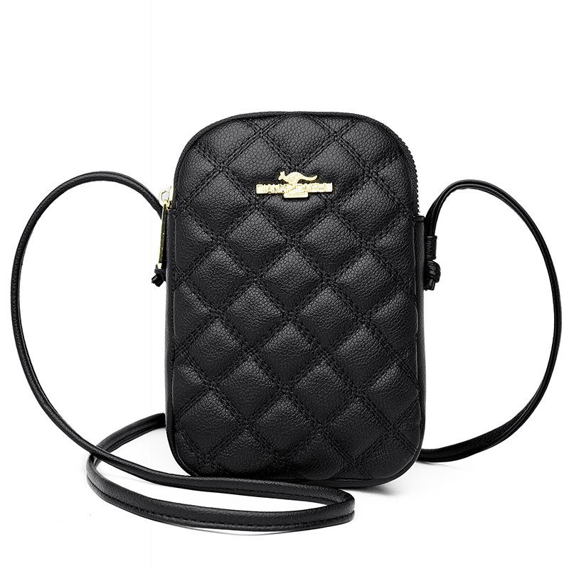 

Сумка для мобильного телефона с вышитым ромбовидным смайликом, женская сумка через плечо, сумка для помады