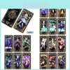 Original God Peripheral Tarot Cards Zhongli Yanfei Xiangling Beidou And More! Complete Set Of 22 High-definition Tarot Cards Made From Copper Paper.