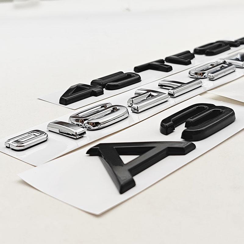NEW 3D ABS Car Letters Logo A3 45TFSIe Badge Rear Trunk Sticker Decals For  Audi A3 45 TFSI e 8Y Auto Tail Marking Accessories