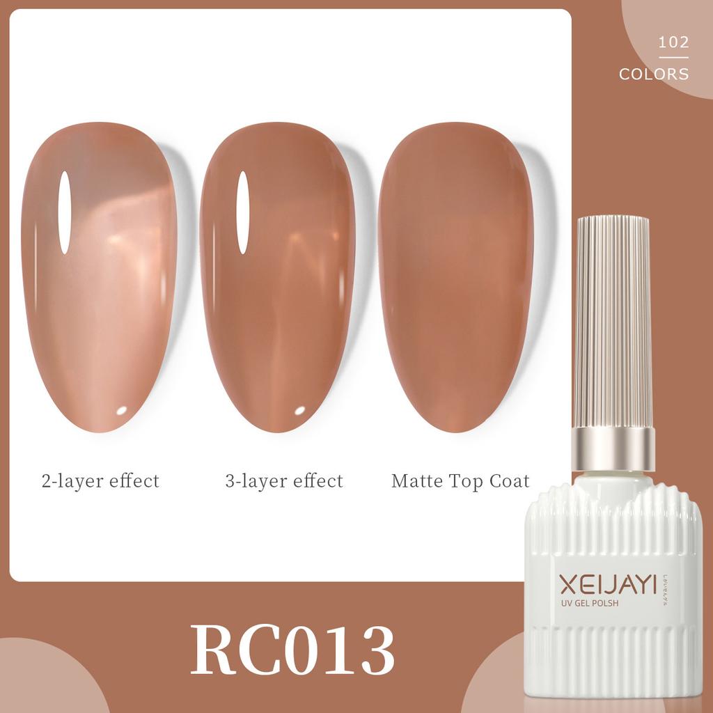 New Trendy 102 Colors of Long-lasting Gel Nail Polish for Women, Suitable for Professional Nail Salons.
