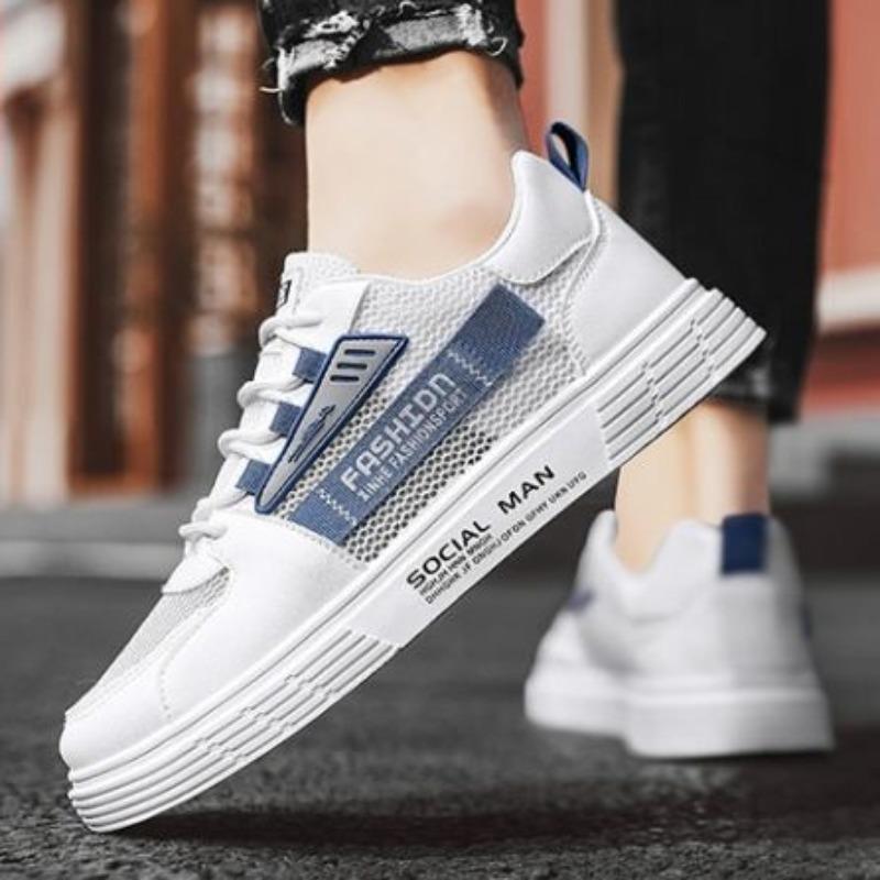 Fashion 2024 Summer Men Casual Sneakers Outdoor Breathable Comfortable Air Cushion Running Shoes Student Boards Shoes Hot Sale Versatile