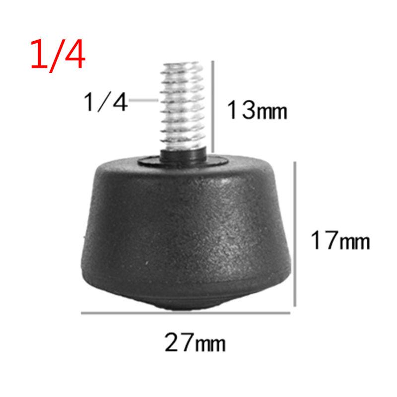 Gummi-Fuß Universal Anti-Rutsch 8 Gummi-Fußpolster Fotografie Zubehör für Stative Einbeinstative(1/4 Zoll 3/8 Zoll)