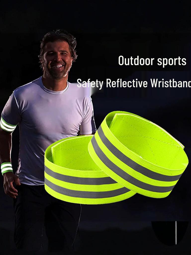 Reflective Sports Armband & Leg Wrap for Night Safety