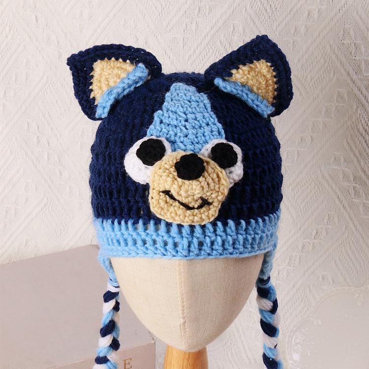 New handmade crocheted color-blocked funny octopus hat, personalized and fashionable adult pullover hat