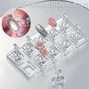 5/10Pcs Nail Art Stand, Non-Magnetic False Nails Holder, Press On Nail Display Rack for Acrylic Nail Training Painting Tools
