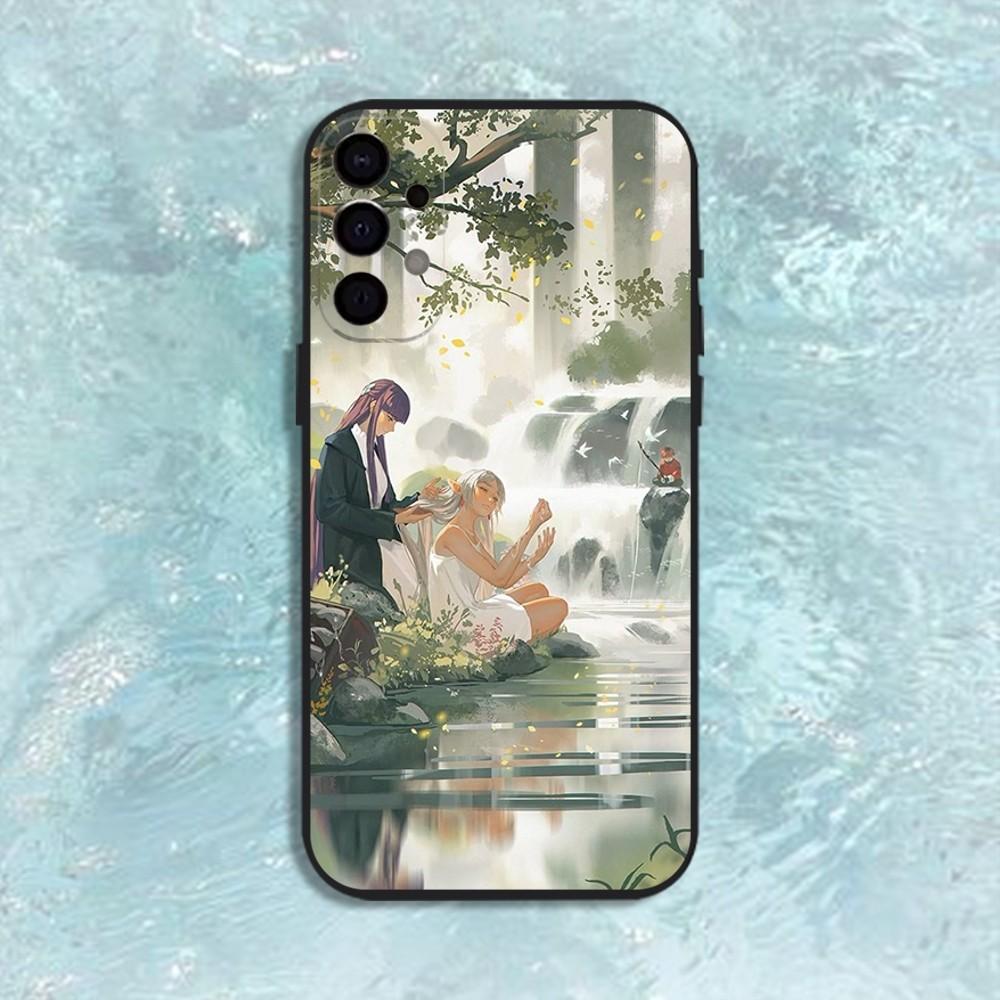 Frieren Sousou No F-Frieren Phone Case For Samsung S25,S24,S21,S22,S23,S30,Ultra,S20,Plus,Fe,Lite,Note,10,9,5G Black Cover