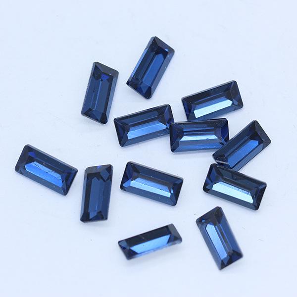 

Кольорові нерегулярні прямокутні дорогоцінні камені для DIY прикраси мобільного телефону 5x10mm 20 pieces
