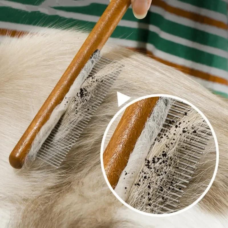Pet Hair Cats Accessories Removes Cats Dog for Products Garden. Brush Comb Home Knot Massage Grooming Opened Supplies