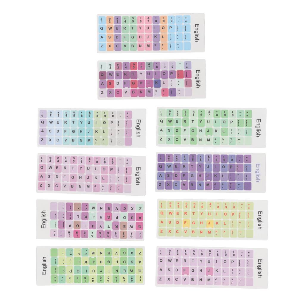 Keyboard Colour Code Stickers Buy 2pcs Keyboard Stickers Colorful English Language Dustproof ...