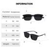 High Quality Square Large Frame Sunglasses Outdoor Driving Sun Glasses Retro Classic for Men Women