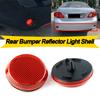 2PCS For Toyota Corolla 2007 2008 2009 2010 Scion iQ xB For Nissan Qashqai Rear Bumper Reflector Brake Stop Light shell no bulb