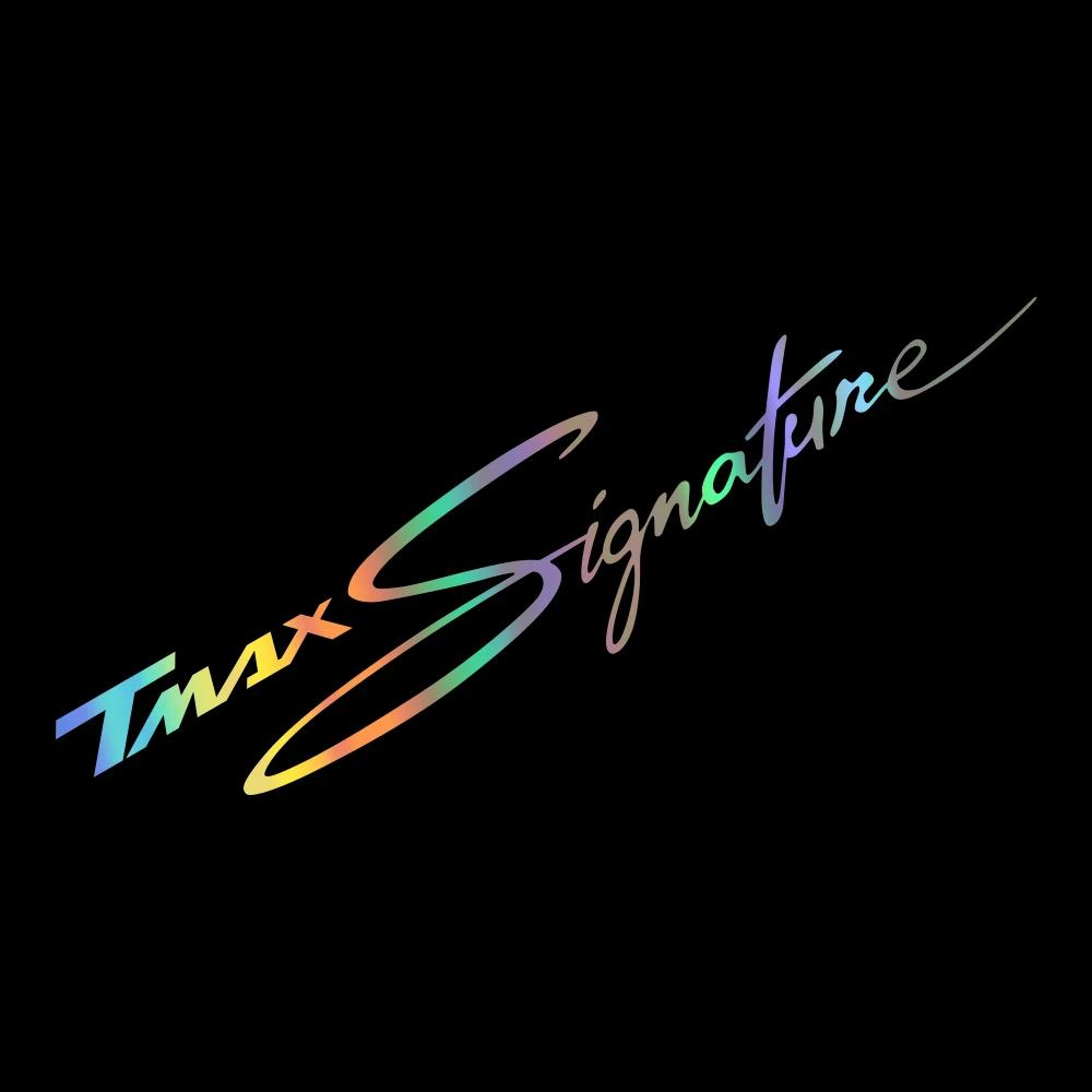 

Motorcycle Personalized Reflective Sticker Tmax Front Stripe Decal Scratch Resistant Decoration Car Exterior Styling Accessories 20x4.3cm