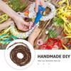 Versatile Rattan Wreath DIY Craft Supply Handmade Rattan Garland Base for Floral Wreaths Front Door Hanging Decoration Craft