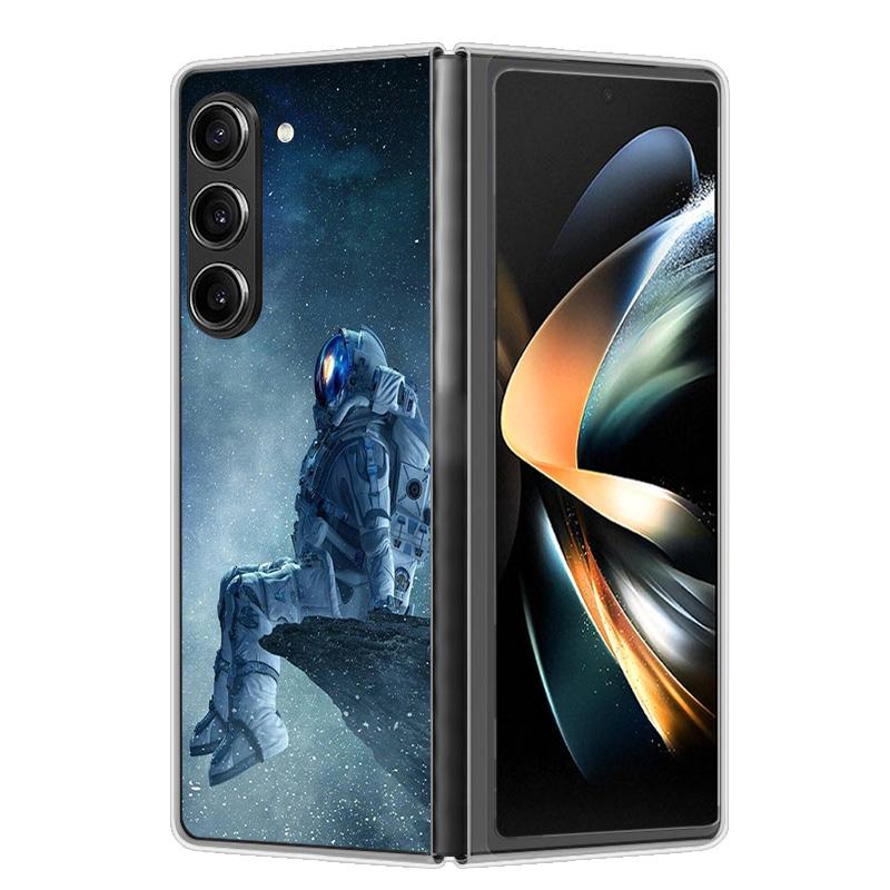 Case For Samsung Galaxy Z Fold 6 Cover Shockproof Hard Plastic PC Cases For Samsung Z Fold6 Fold 6 5G Fundas Cute Painted Bumper