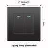 British 13A Socket with USB-C Fast Charging, Hong Kong & Macau Version, Black 3-Hole Square Pin 86 Panel