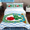 Set Biancheria da Letto 3 Pezzi Blackburn Rovers Stampa 2D (Include 1 Copripiumino + 2 Federe Senza Imbottitura), Decorazione camera da letto, Regalo ventilatore