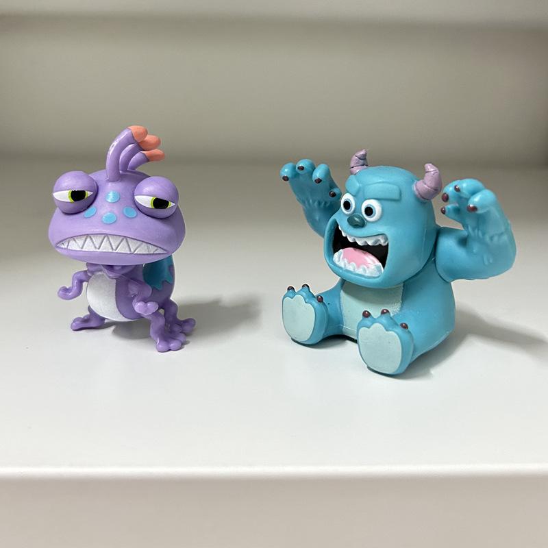 4 Stuks/Set University Monsters Inc Anime Figuren James P. Sullivan Actiefiguur Michael Wozosky Randall Boggs Model Speelgoed Cadeau