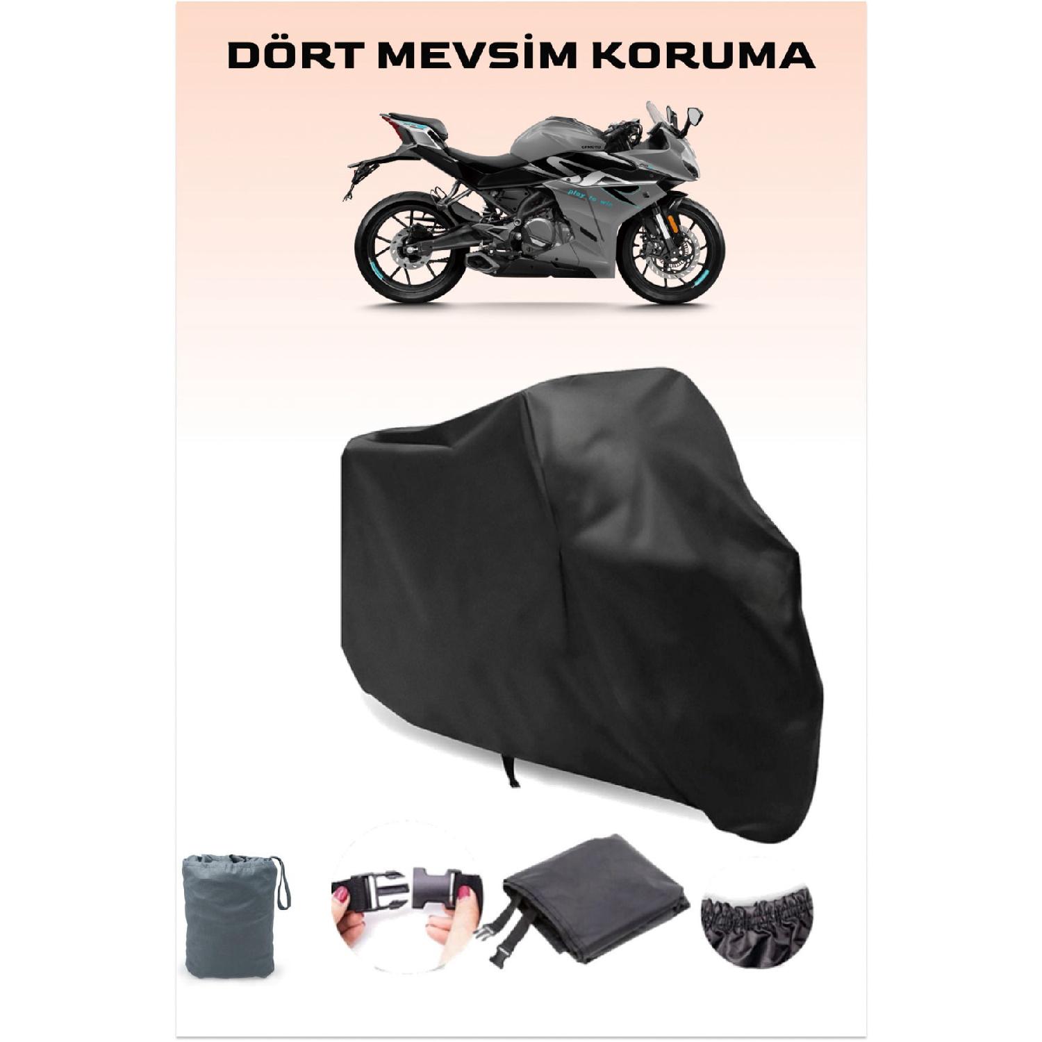

Cfmoto 250sr Compatible Black Motorcycle Tarpaulin, Engine Cover