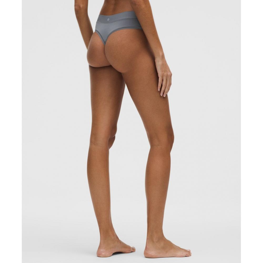 Lululemon Underease High Rise Thong Underwear  3 Pack Passionate Solar Grey Goodnight Plum