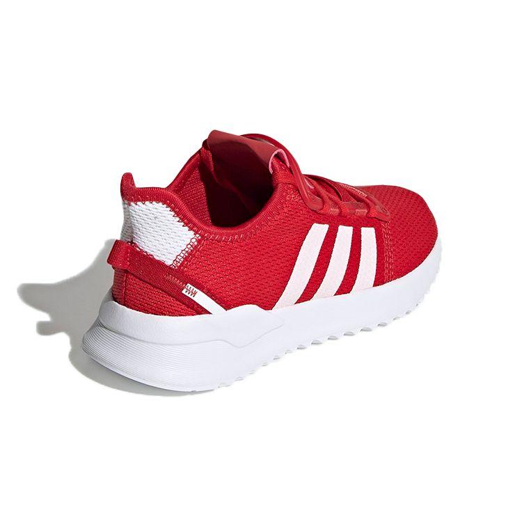 Adidas Originals U_Path Run Zapatillas Casuales Bajas Transpirables para Niños Zapatillas para Niños Rojo Blanco FW0437