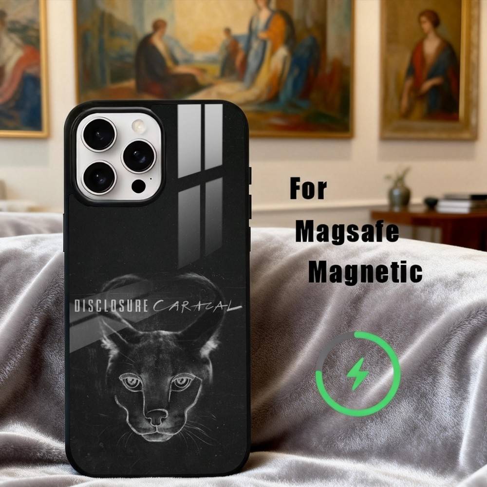 Deep House D-Disclosure Band Phone Case For iPhone17,16,15,14,13,12,11 Plus,Pro Max Magnetic For Magsafe Wireless Charging