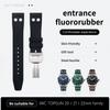 20mm 21mm 22mm Connessione Rapida Barra Gomma Morbida Fluorurubber FKM Cinturino Orologio Per Cinturino IWC Big Pilot Portofino TOP GUN