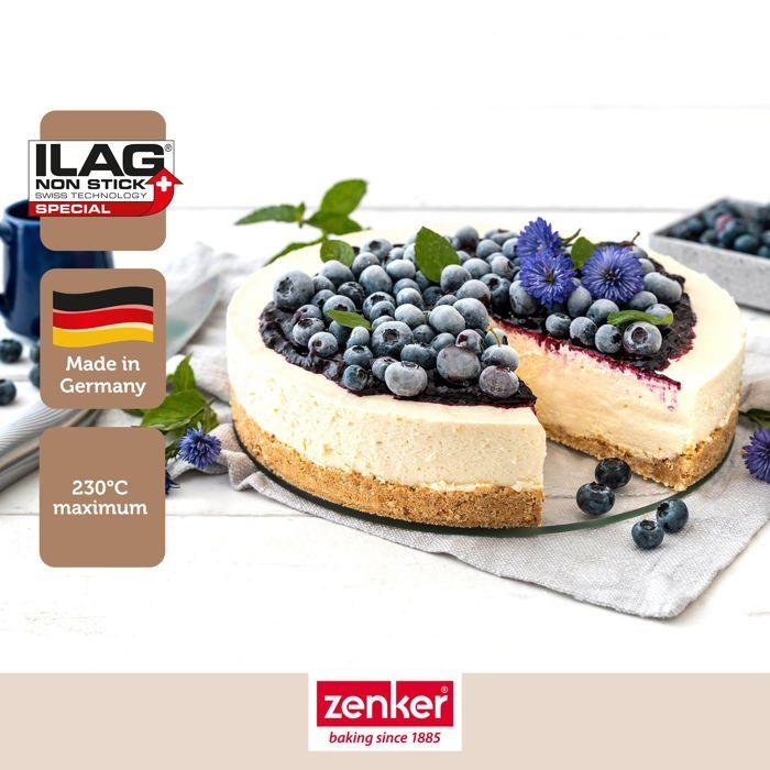 Springform - Zenker - Pure - 26 cm - Transportdeckel - Rund