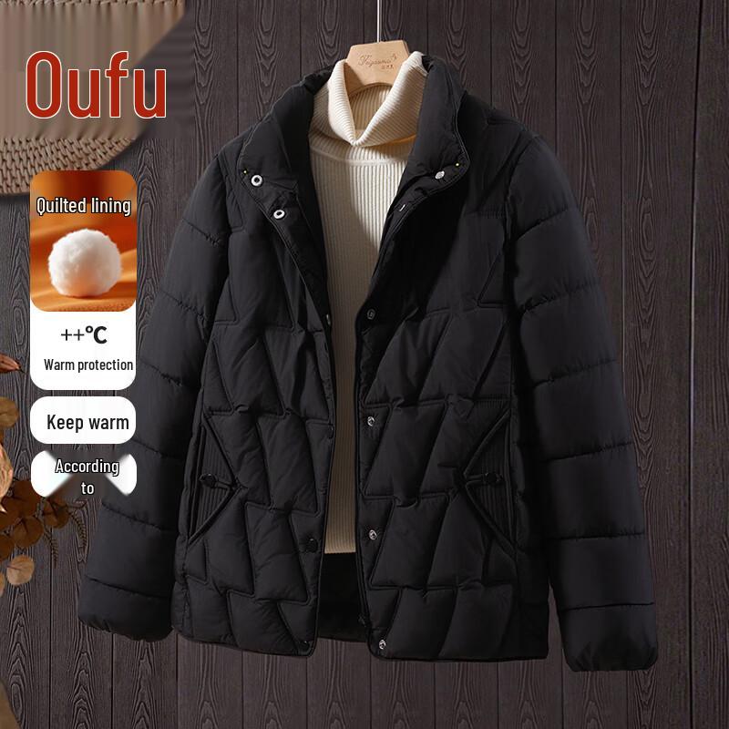 

Mid-Aged Women s Fashion Short Padded Winter Jacket 6XL