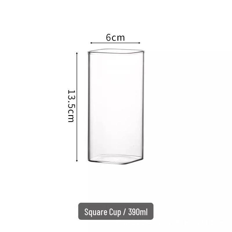 Heat-Resistant Borosilicate Long Drink Glass - Straight Sided, Thin Base